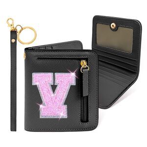 7976 Mini Wallet with RFID Blocking Initial Monogrammed for Girls Birthday